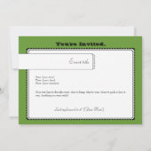 Vorlage für die Einladung von Maisfeldernte-Foto (Rückseite)