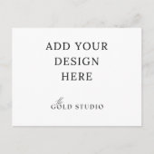 Vorlage für die Einladung von Postkarten (Vorderseite)