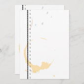 Vorlage für die Einladung von Schreibmaschinenarbe (Vorne/Hinten)