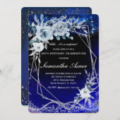 Vorlage für die Einladung zum Geburtstag (Vorne/Hinten)