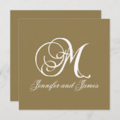 Vorlage für die Einladung zum Hochzeitsfeiern M (Vorne/Hinten)