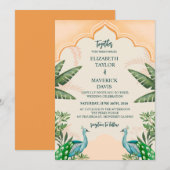 Vorlage für die Einladung zum Hochzeitswasser (Vorne/Hinten)