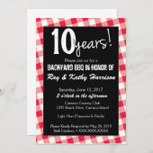 Vorlage für die Einladung zum Jubiläum im Hinterho (Vorne/Hinten)