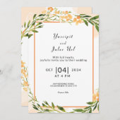 Vorlage für die Einladungskarte für das Winter-Hoc (Vorne/Hinten)