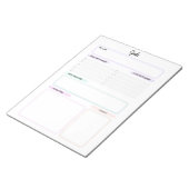 Vorlage für die Endzielverfolgung Notizblock (angewinkelt)