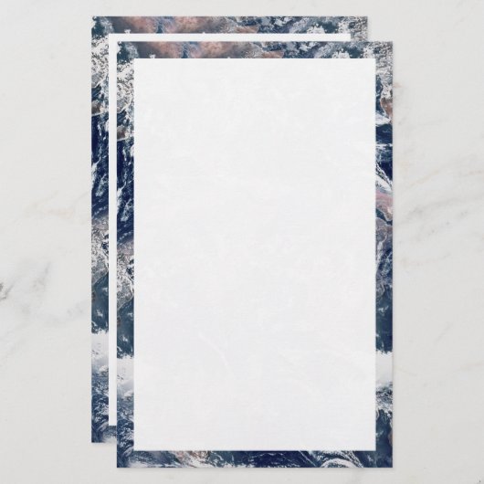 Vorlage für die Erdtrimmgrenze und den Hintergrund Briefpapier (Vorne/Hinten)