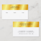 Vorlage für die Erinnerung von Imitats Gold und We Terminkarte (Vorne/Hinten)