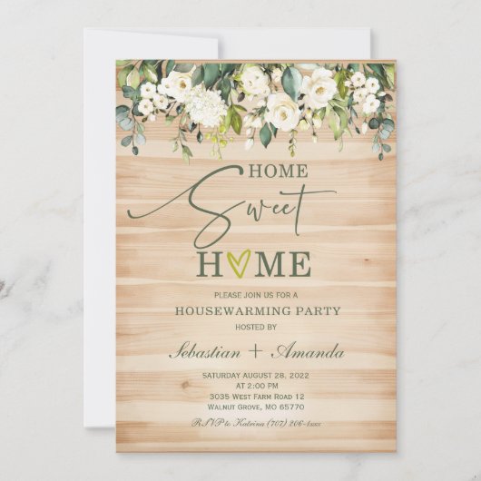 Vorlage für die Erwärmung von rustikalen Häusern (Vorderseite)