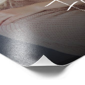 Vorlage für die Familienkalligraphie Fotodruck (Ecke)