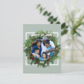 Vorlage für die Familienurlaubskarte (Stehend Vorderseite)