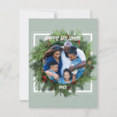 Vorlage für die Familienurlaubskarte (Vorderseite)