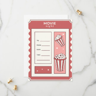 Vorlage für die Filmnacht mit Popcorn
