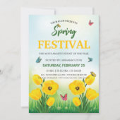 Vorlage für die Flyer-Frühjahrsvorgabe (Vorderseite)