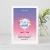 Vorlage für die Flyer-Frühjahrsvorgabe (Stehend Vorderseite)