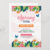 Vorlage für die Flyer-Frühjahrsvorgabe (Vorne/Hinten)