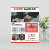 Vorlage für die Flyer-Werbeaktion (Stehend Vorderseite)