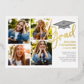 Vorlage für die FotoCollage von Gold Script-Abschl (Vorderseite)