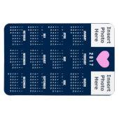 Vorlage für die FotoCollage von Lieben - Kalenderb Magnet (Horizontal)