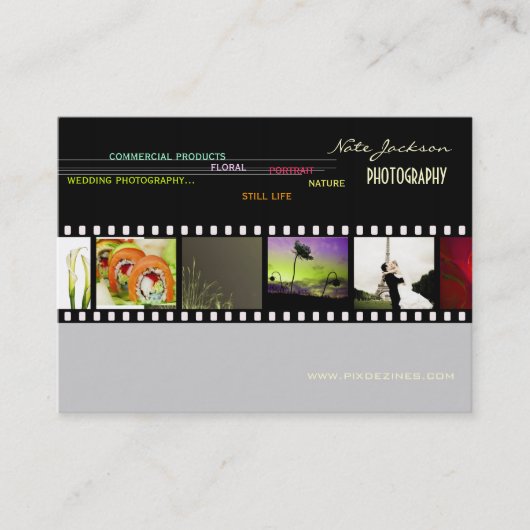 Vorlage für die Fotos der Portfoliokarten Visitenkarte (Vorderseite)