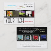 Vorlage für die Fotos der Visitenkarten für Portfo Visitenkarte (Vorne/Hinten)