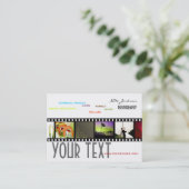 Vorlage für die Fotos der Visitenkarten für Portfo Visitenkarte (Stehend Vorderseite)