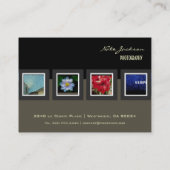 Vorlage für die Fotos der Visitenkarten für Portfo Visitenkarte (Rückseite)