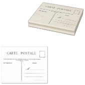 Vorlage für die französische Postkarte Gummistempel (Stempel)