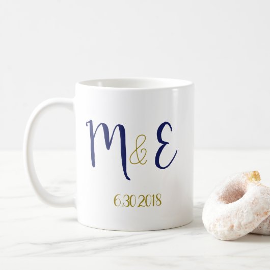 Vorlage für die Gastgeschenk Hochzeit der Kaffee-T Kaffeetasse (Mit Donut)