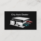 Vorlage für die Gebrauchtwagenhändler-Visitenkarte Visitenkarte (Vorderseite)