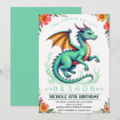 Vorlage für die Geburtstagsfeier des Grünen Drache (Vorne/Hinten)