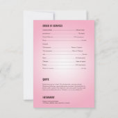 Vorlage für die Gedächtnisbeerdigung (Rückseite)