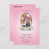 Vorlage für die Gedächtnisbeerdigung (Vorne/Hinten)