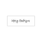 Vorlage für die Geschäftsunterschrift "Cursive"-Na Permastempel (Design)