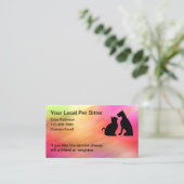 Vorlage für die Gestaltung von Geschäftskarten für Visitenkarte (Stehend Vorderseite)