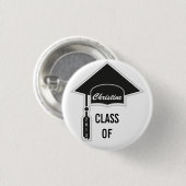 Vorlage für die Graduierungsklammern Button (Vorne & Hinten)