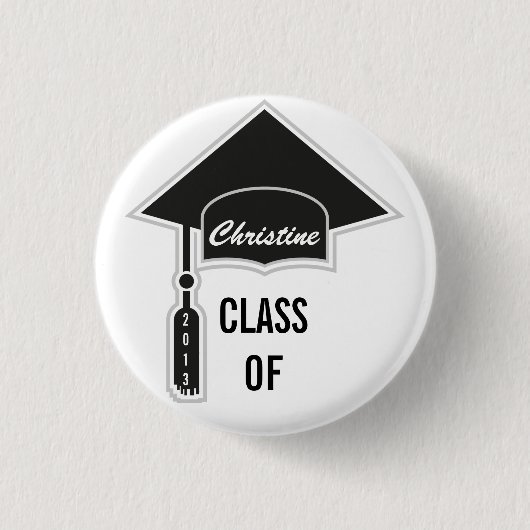 Vorlage für die Graduierungsklammern Button (Vorderseite)