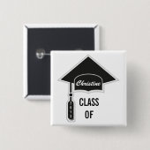 Vorlage für die Graduierungsklammern Button (Vorne & Hinten)