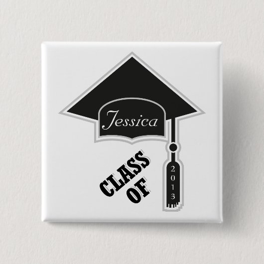 Vorlage für die Graduierungsklammern Button (Vorderseite)