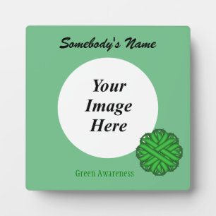 Vorlage für die grüne Blume von Multifunktionsleis Fotoplatte