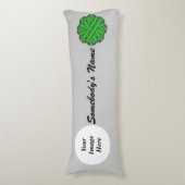 Vorlage für die grüne Blume von Multifunktionsleis Seitenschläferkissen (Vorderseite Vertikal)