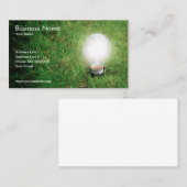 Vorlage für die grüne Energiekartenkarte Visitenkarte (Vorne/Hinten)