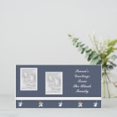 Vorlage für die Grußkarte der Saison (Stehend Vorderseite)