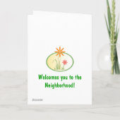 Vorlage für die Grußkarte - Pflege (Rückseite)