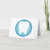 Vorlage für die Grußkarte Zahnpflege (Rückseite)