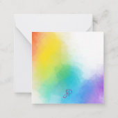 Vorlage für die Handschrift von Monogramm-Regenbog (Rückseite)