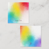 Vorlage für die Handschrift von Monogramm-Regenbog (Vorne/Hinten)