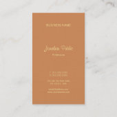 Vorlage für die Handschrift von Skriptnamen Modern Visitenkarte (Rückseite)