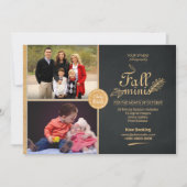 Vorlage für die Herbstfotografie-Mini-Sitzung (Vorderseite)