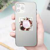 Vorlage für die Hochzeit Aufkleber (Telefon)