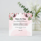 Vorlage für die Hochzeitskarte (Stehend Vorderseite)